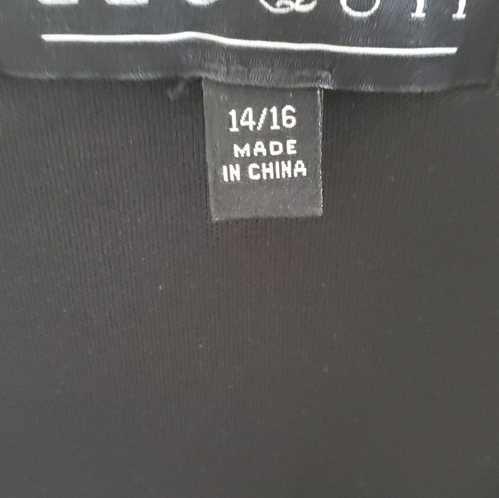 Elloquii Silver Draping Sequence Shimmer Top - image 2